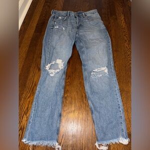 Classic Blue Distressed Skinny Jeans